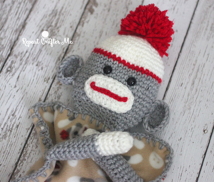 sock monkey lovey