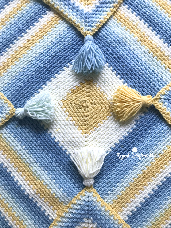Waffle Stitch Blanket Pattern - Amanda Crochets