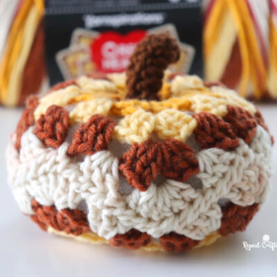 Granny Square Crochet Pumpkin