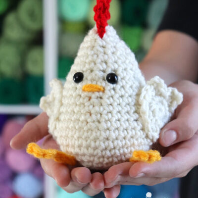 Henrietta the Crochet Chicken