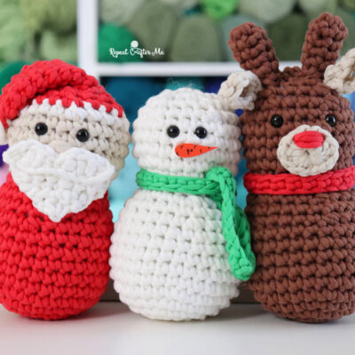 Bernat Maker Minis Christmas Crochet Characters