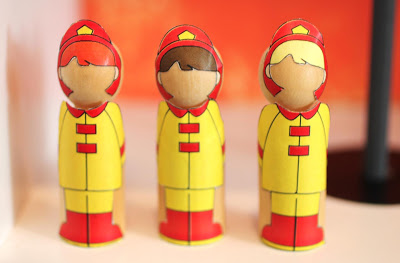 fireman peg doll