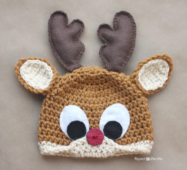 Crochet Elf Hat Pattern - Repeat Crafter Me