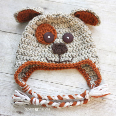 Crochet Puppy Hat Pattern