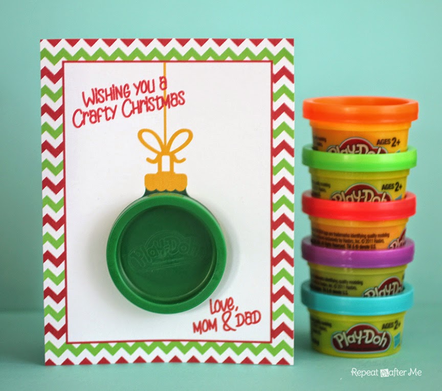 Doh-lightful Christmas Card Play dough Gift Tag Holiday Playdough From –  Rainy Lain Designs LLC