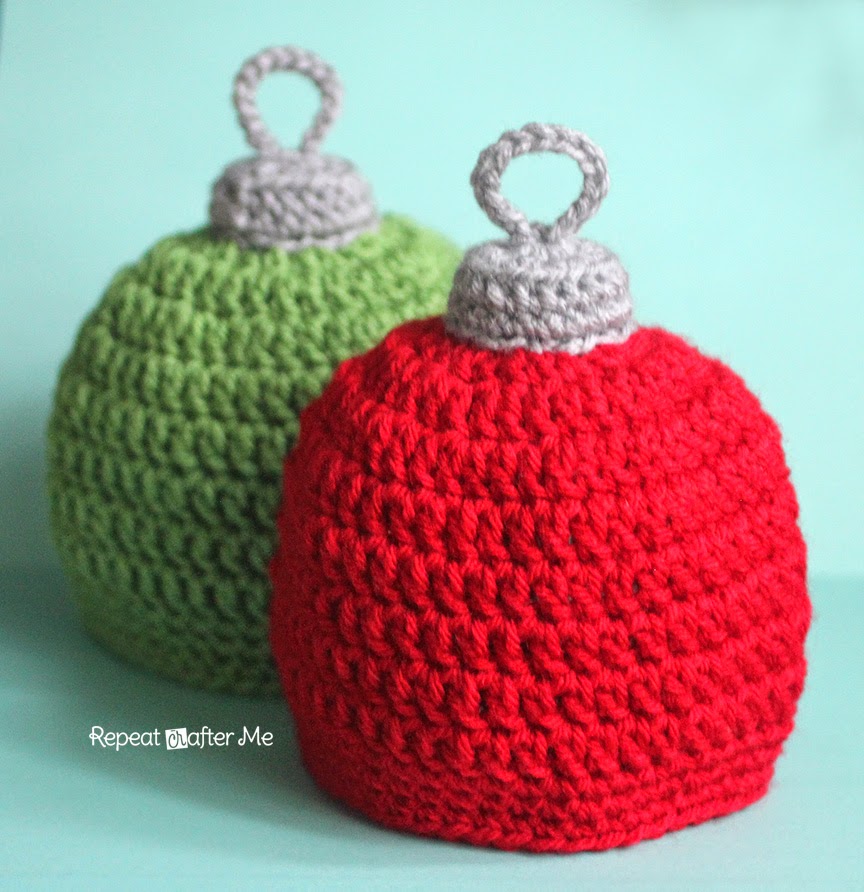 Easy and Quick Crochet Mini Hat Ornament Pattern - Easy Crochet