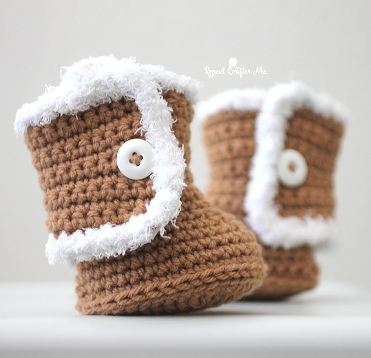 free crochet pattern for infant ugg boots