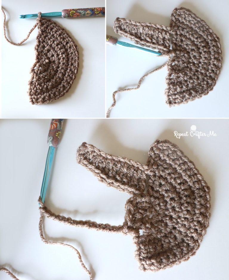 Crochet Sloth Applique - Repeat Crafter Me