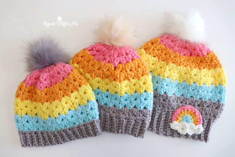 crochet-cluster-v-stitch-hat-with-bernat-pop-yarn-repeat-crafter-me