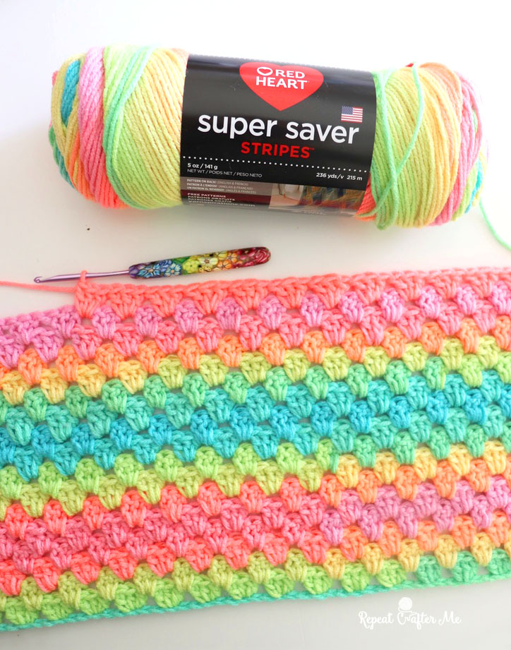 Plush Big Mesh Crochet Blanket: Free Pattern and Tutorial