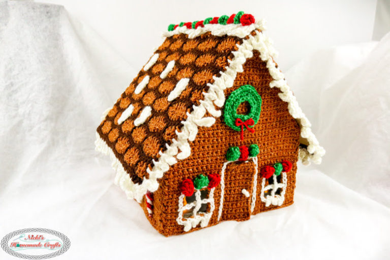 Gingerbread House Crochet Pattern resized55 Repeat Crafter Me