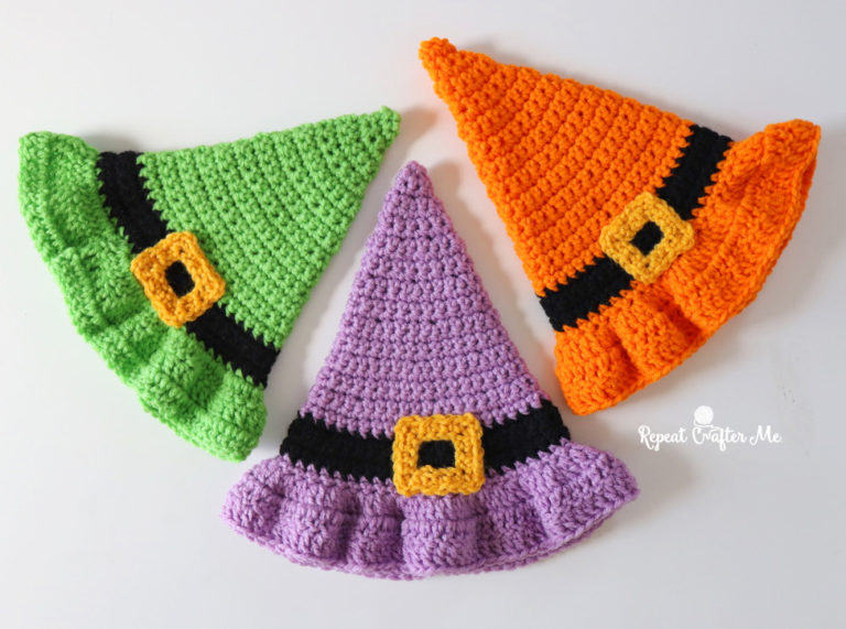 Crochet Witch Hat Repeat Crafter Me