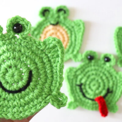 Crochet Frog Coasters