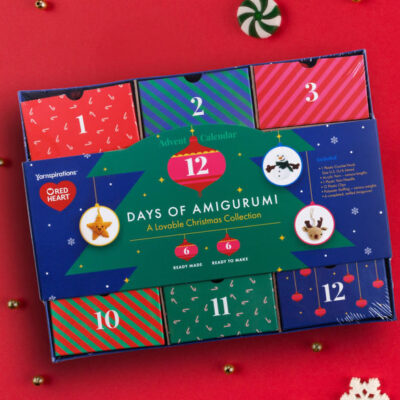 Red Heart Crochet Amigurumi Advent Calendar Kit