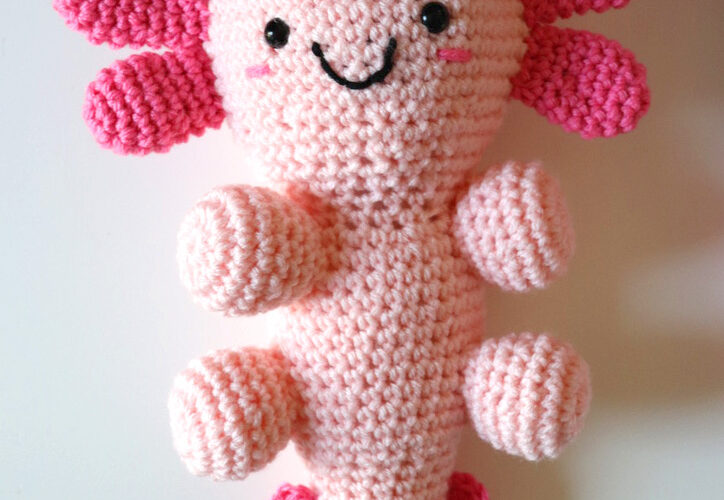 Crochet Axolotl Plushie Pattern