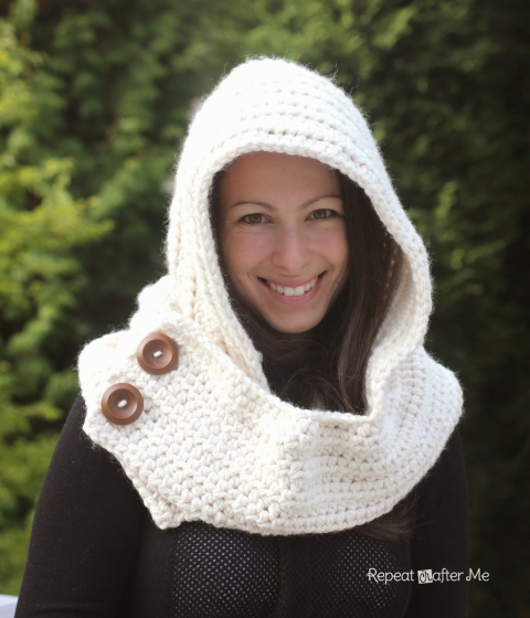 Cowl Hood Pattern (Crochet) – Lion Brand Yarn