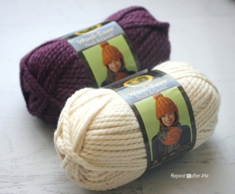 Lion Brand Wool-Ease Thick & Quick Yarn-Iris 