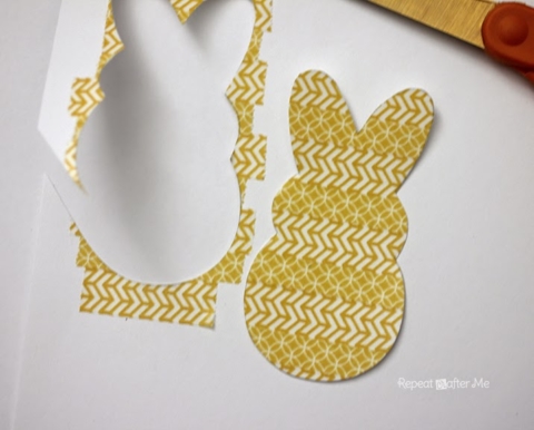 Easy Washi Tape Letters - As The Bunny Hops®