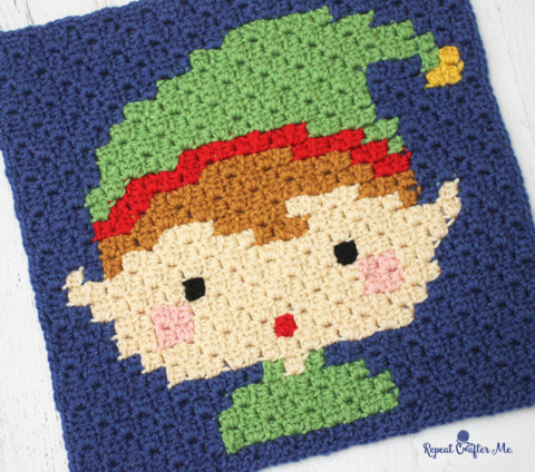 Crochet Elf Hat Pattern - Repeat Crafter Me