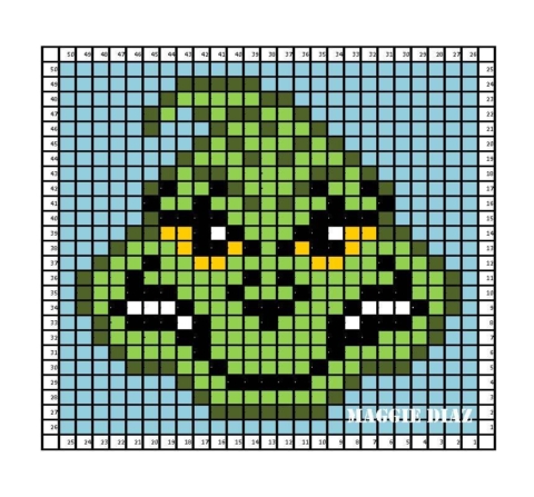 Cat crochet pixel art｜TikTok Search