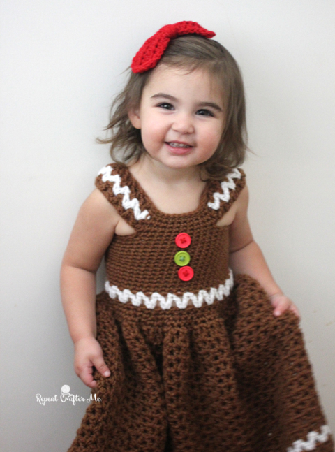 Crochet gingerbread dress best sale