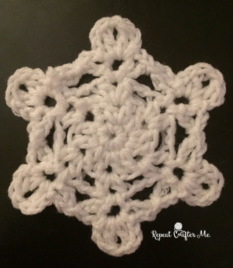 Crochet Snowflake Pattern - Repeat Crafter Me