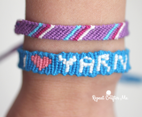 yarn friendship bracelets