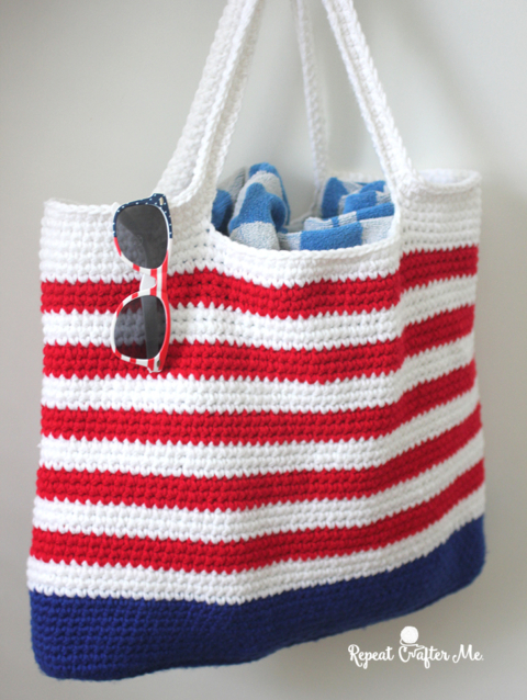 7 Crochet Patterns baskets and tote bags using Bernat Maker Home