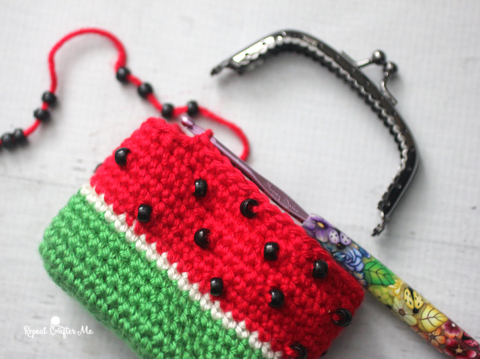 Crochet Watermelon Coin Purse  Yarn Scrap Friday 🍉 