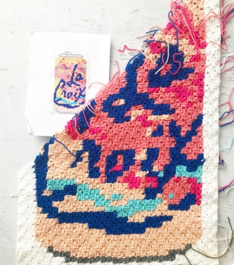 La Croix Crochet C2C Blanket - Repeat Crafter Me