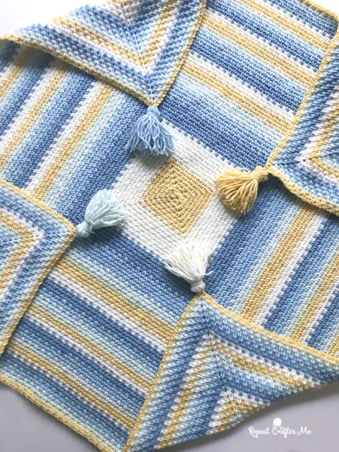 crochet blanket square
