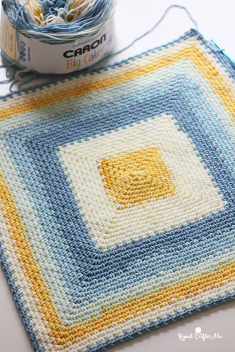 Repeat crafter me moss stitch blanket new arrivals