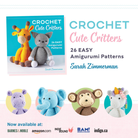 Crochet Cute Critters Book - Repeat Crafter Me