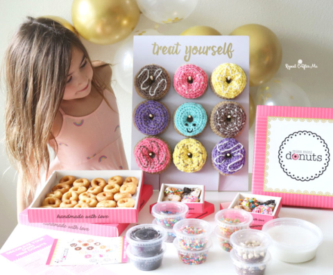 Crochet Donut Pattern and Party - Repeat Crafter Me