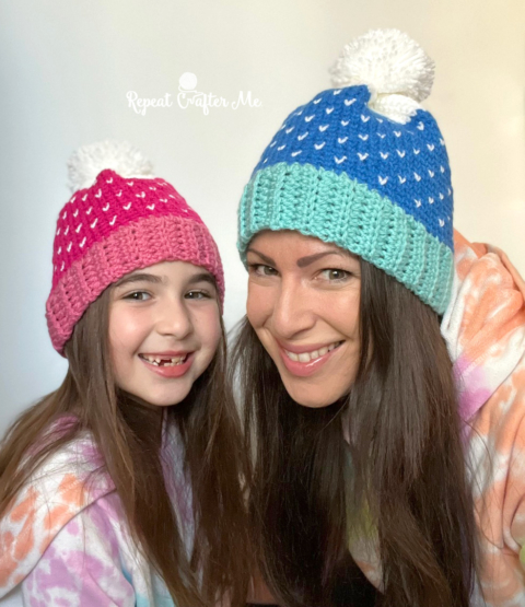 Crochet Lovebot Robot Hat - Repeat Crafter Me