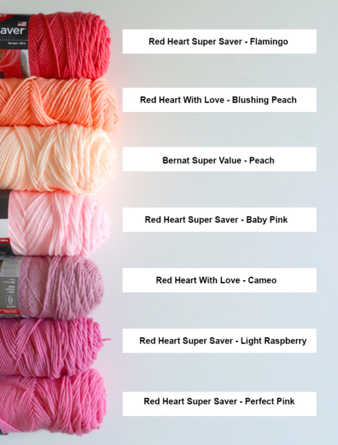 Red Heart Super Saver Yarn - Baby Pink