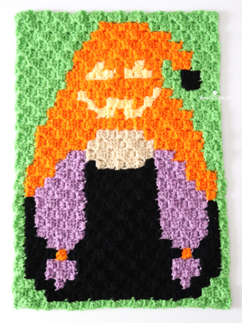 Halloween Gnome Scarf - Sew Crafty Crochet