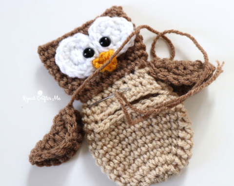 Felt Owl Gift Card Holder - Repeat Crafter Me