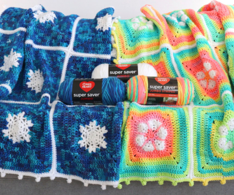 How it Works: Red Heart All in One Granny Square Yarn 
