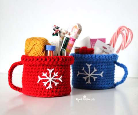 XL Crochet Christmas Lights - Repeat Crafter Me