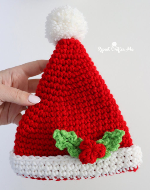 Mini Winter Crochet Hats - Repeat Crafter Me