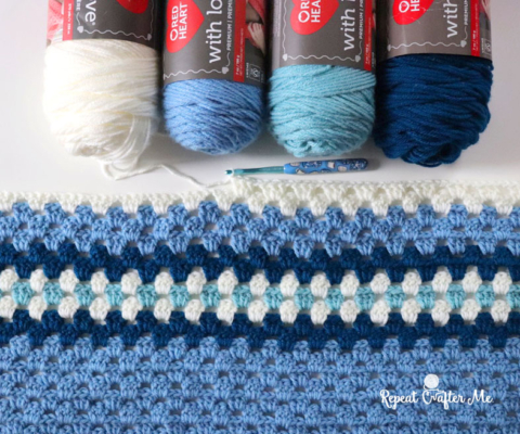 Fixing a Torn Crochet Blanket - Repeat Crafter Me